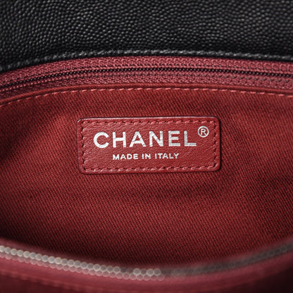 Chanel Caviar Quilted Medium Coco Handle Flap Black 8 of 11