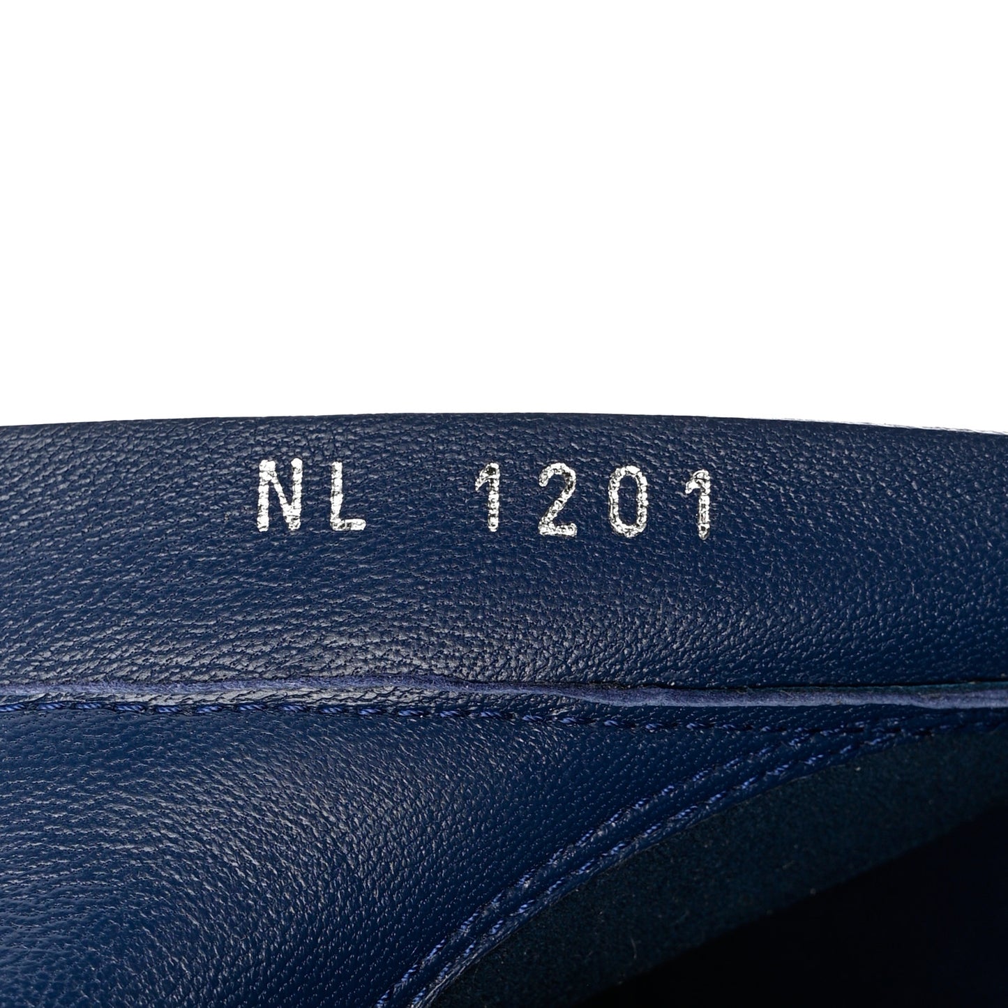 Denim Monogram Silhouette Ankle Boots 37 Navy Blue