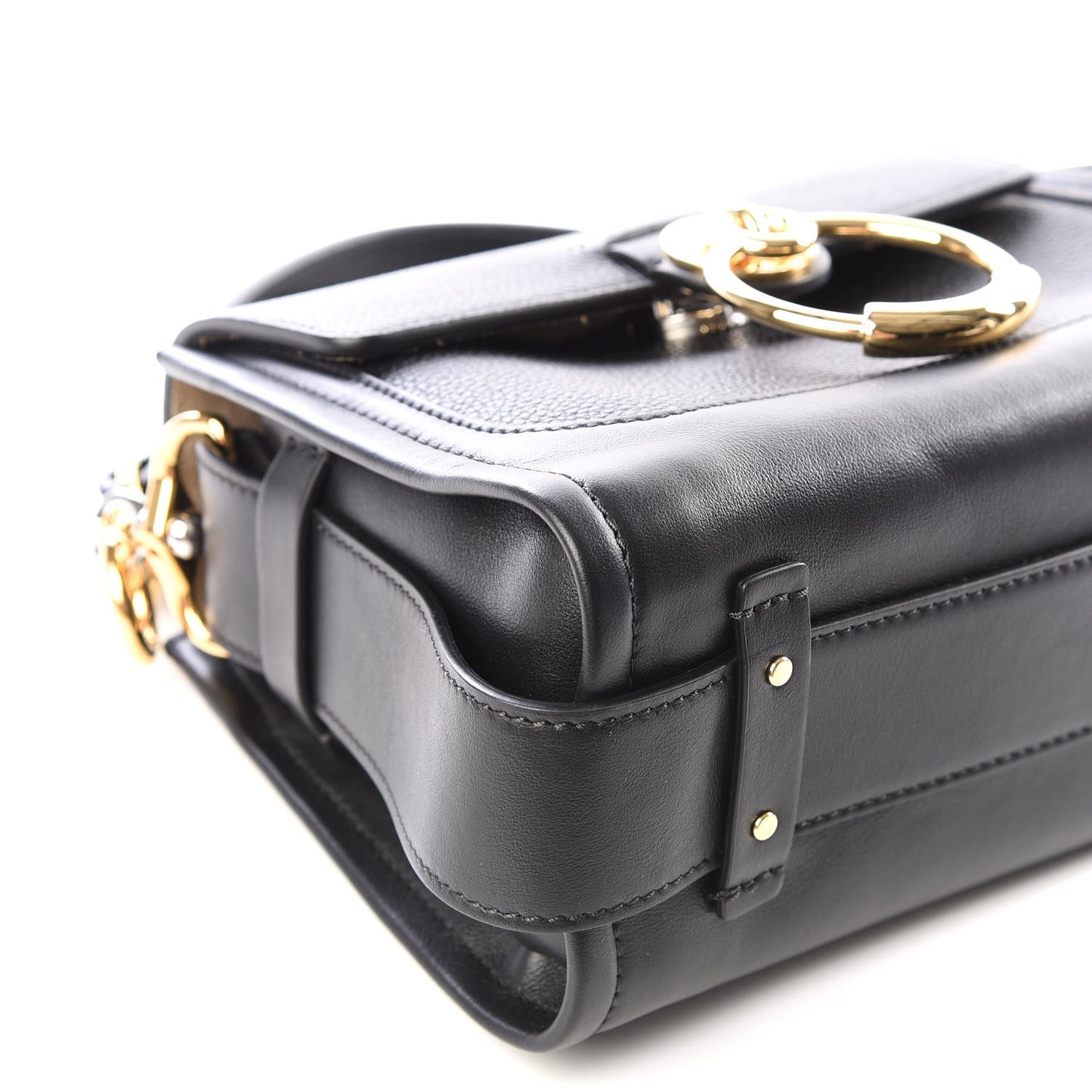 Calfskin Mini Tess Day Bag Black