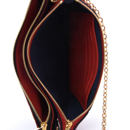 Louis Vuitton Empreinte Double Zip Pochette Marine Rouge 6 of 11