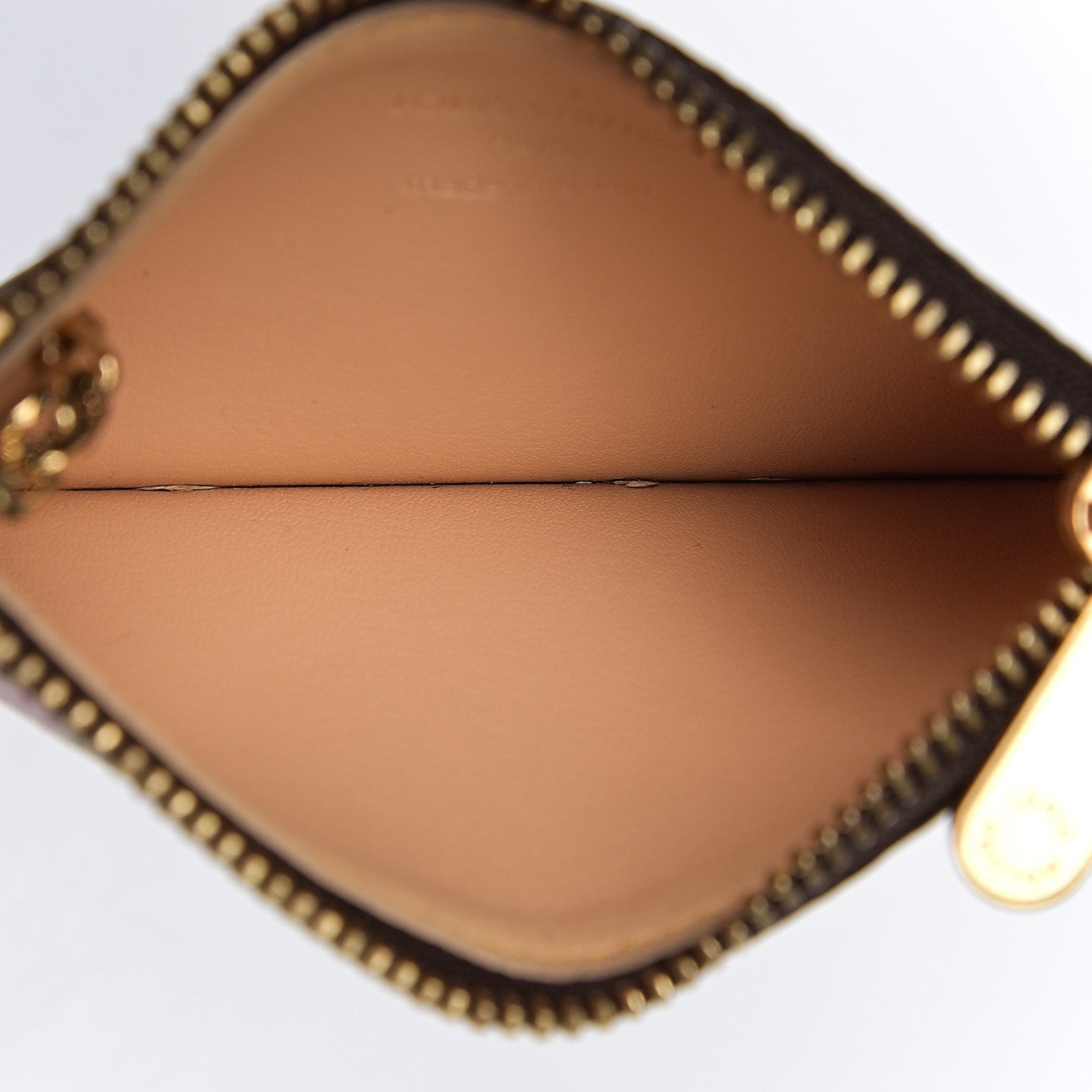Louis Vuitton Monogram Cherry Blossom Key Pouch Brown 4 of 5