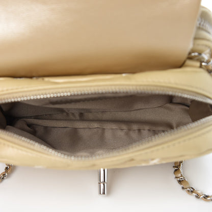 Chanel Metallic Lambskin Stitched New Mini Flap Gold 7 of 9