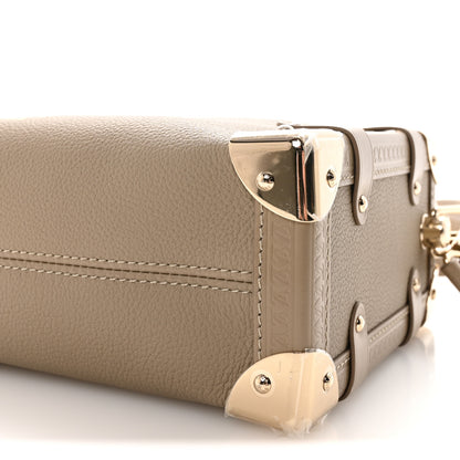 Louis Vuitton Calfskin Side Trunk MM Taupe 9 of 9