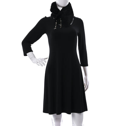 Chanel Orylag Rabbit Fur Scarf Black 2 of 6