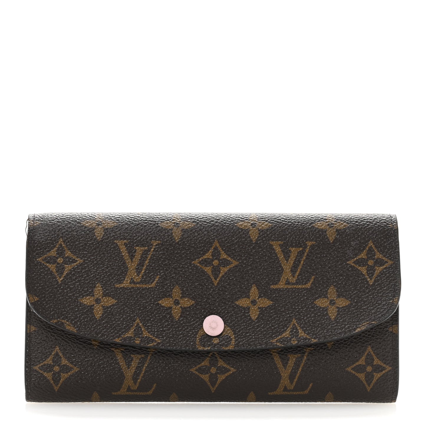 Monogram Emilie Wallet Rose Ballerine