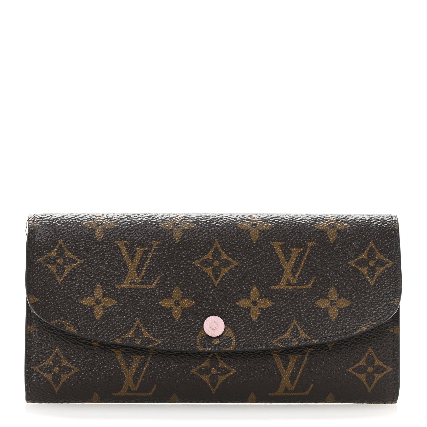 Louis Vuitton Monogram Emilie Wallet Rose Ballerine 1 of 10