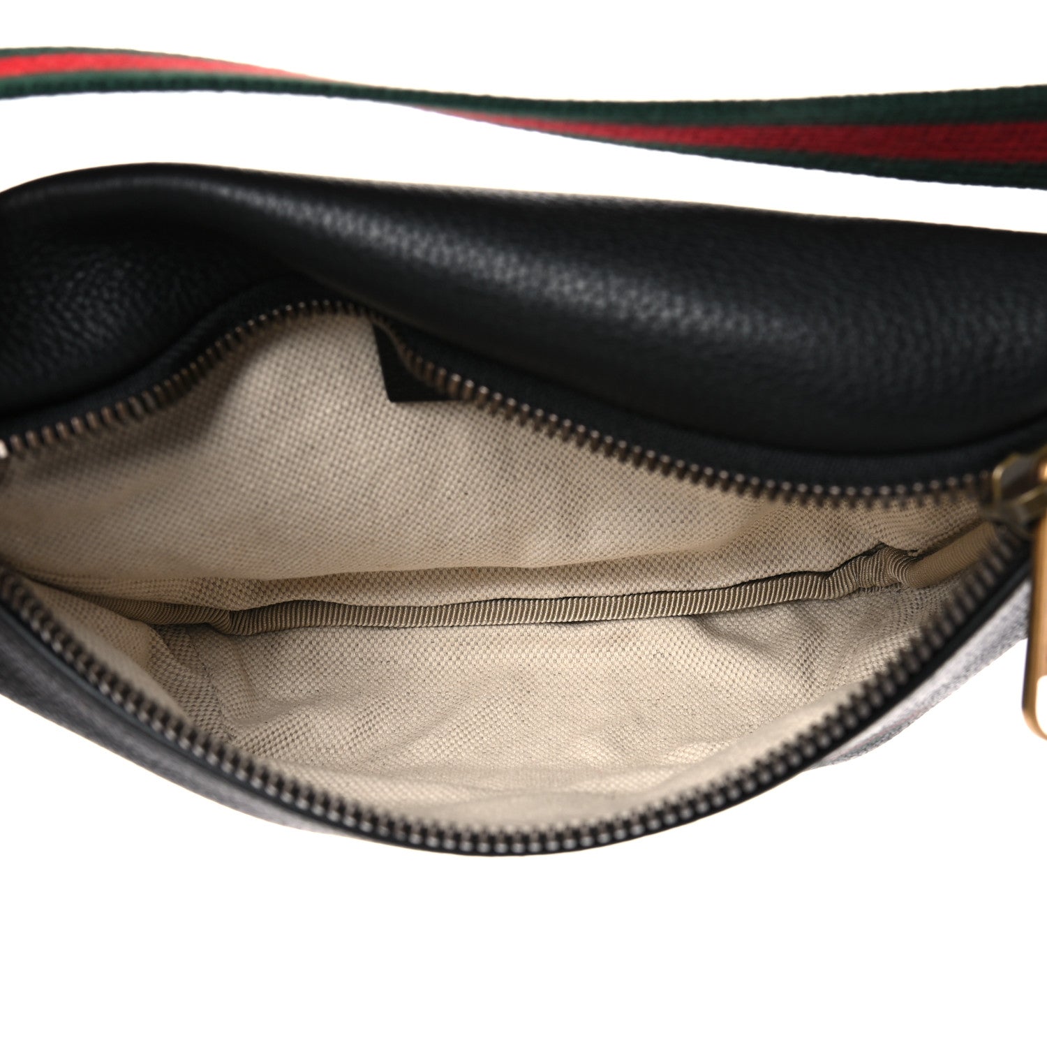 Gucci Grained Calfskin Small Logo Belt Bag Black 5 of 9