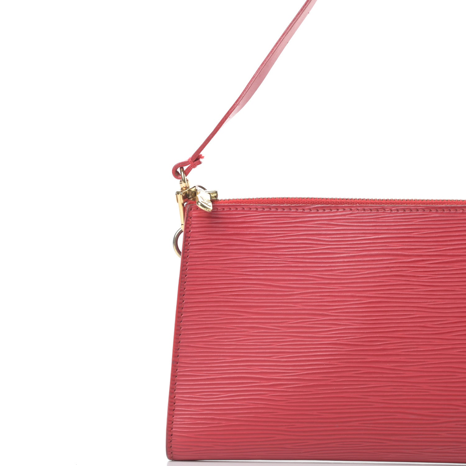 Louis Vuitton Epi Pochette Accessories 24 Castillan Red 8 of 13