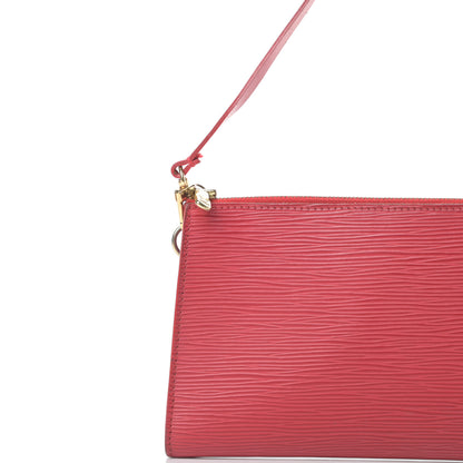Louis Vuitton Epi Pochette Accessories 24 Castillan Red 8 of 13