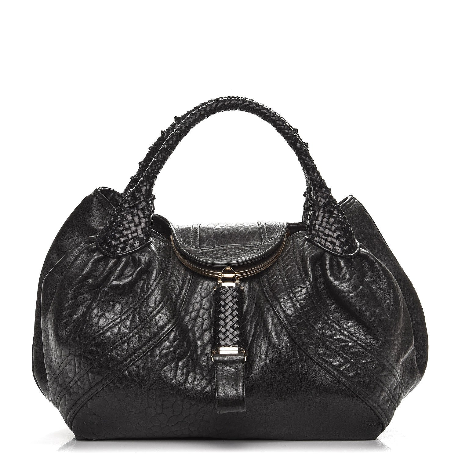 Fendi Nappa Nuvolata Spy Black 1 of 9