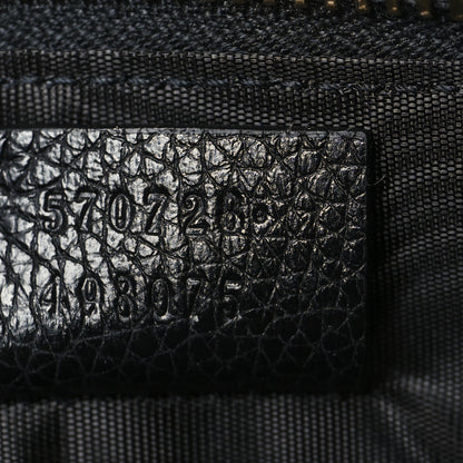 Gucci Grainy Calfskin Zumi Pouch Black 7 of 9