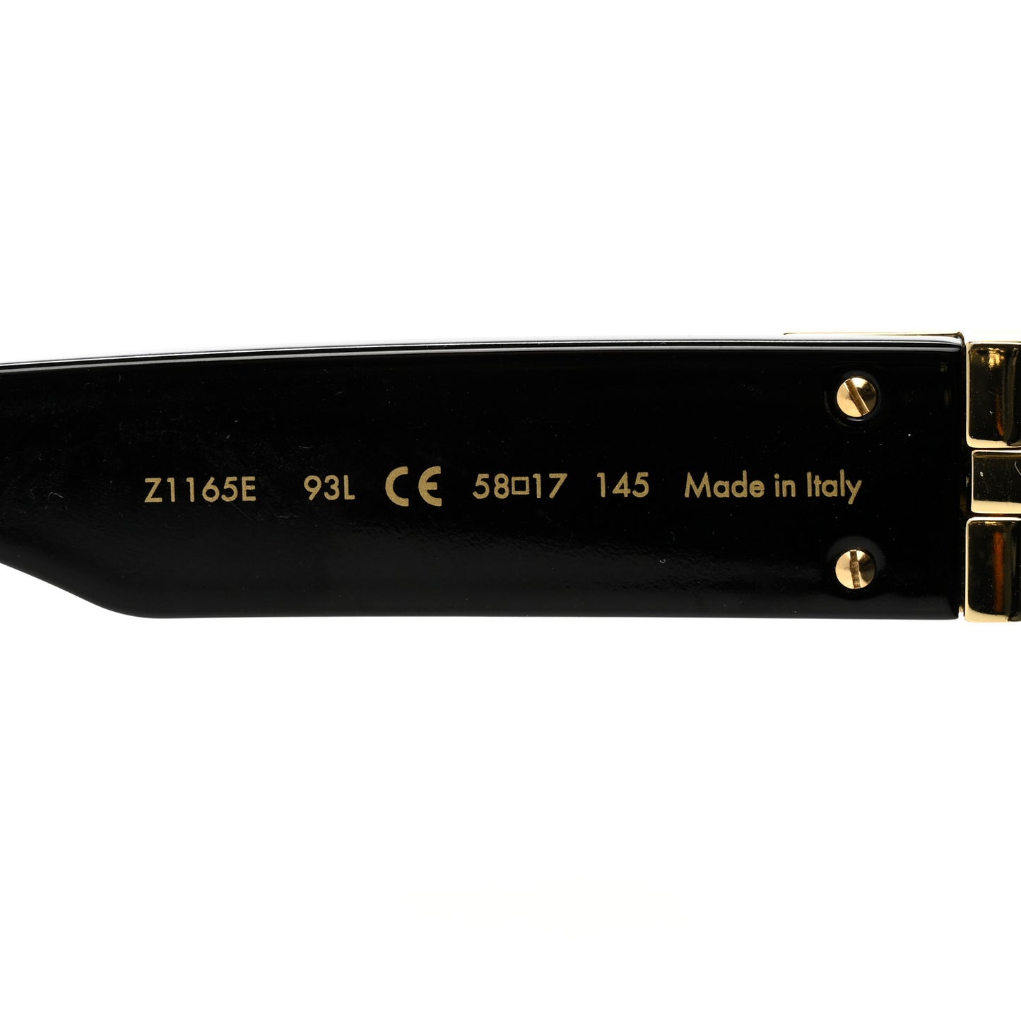 Acetate 1.1 Millionaires Sunglasses Z1165E Black