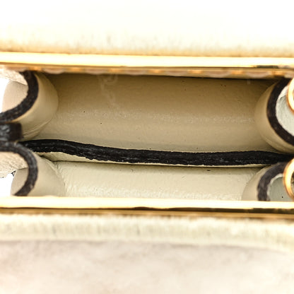 Fendi Sheepskin Fendiroma Peekaboo Key Case White 5 of 8