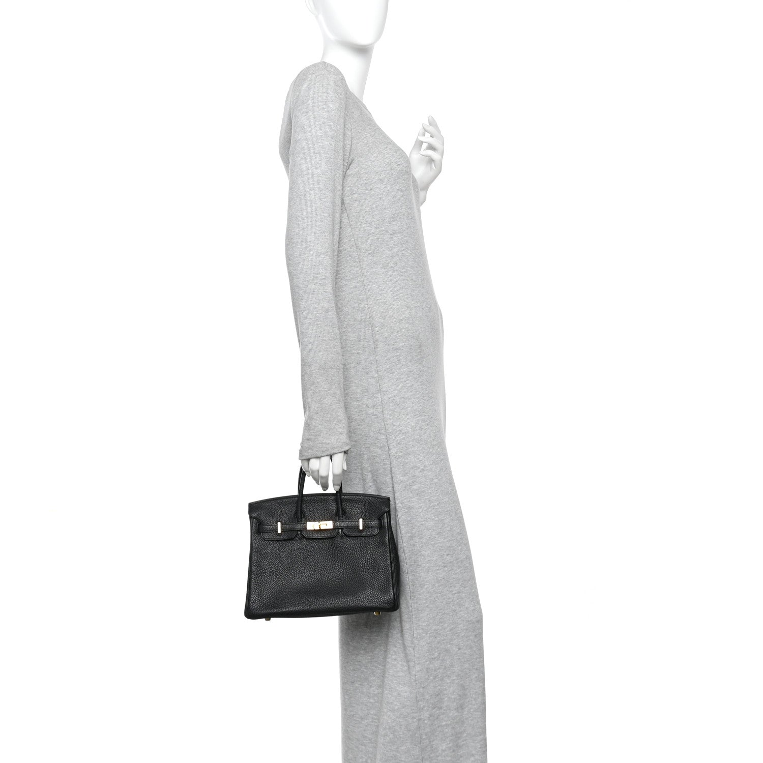 Hermes Togo Birkin 25 Black 2 of 15
