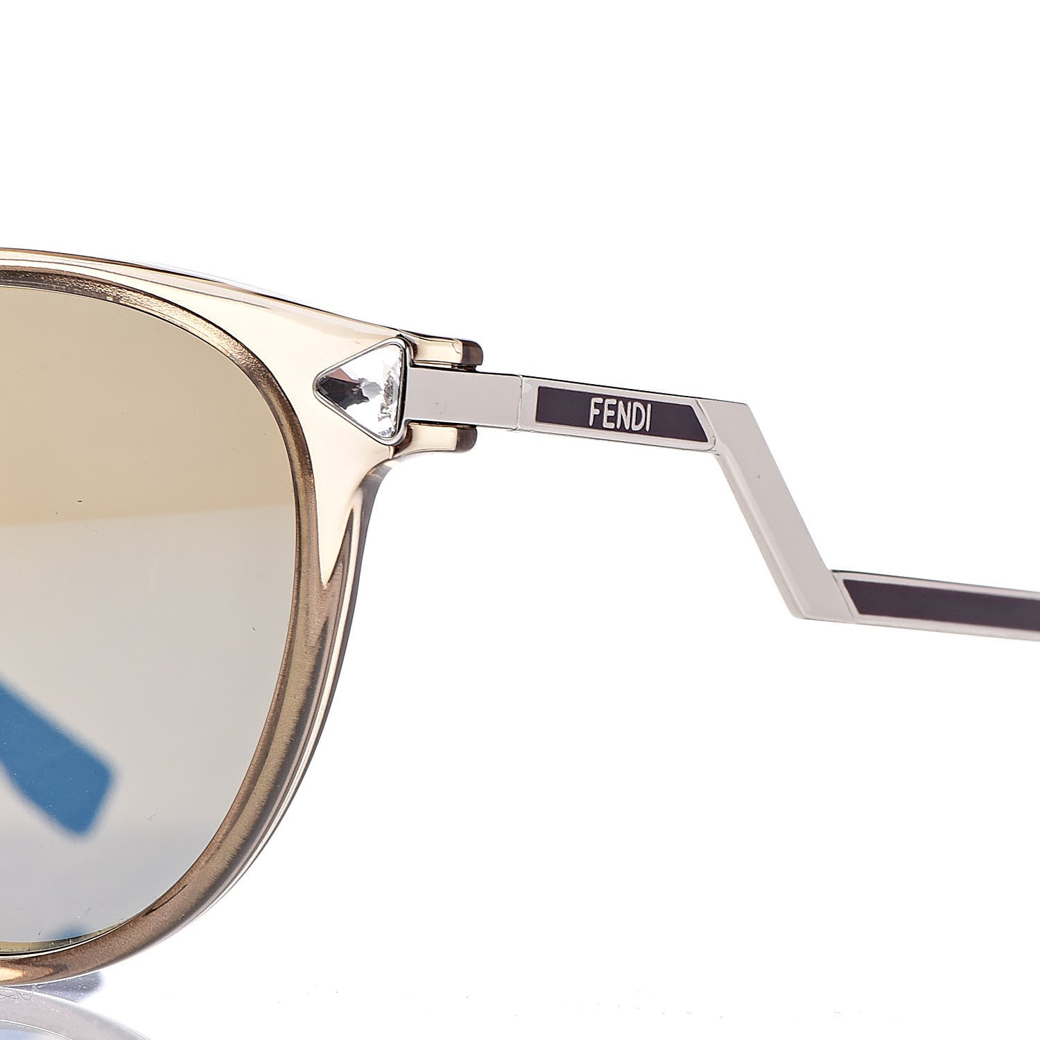 Fendi Iridia Sunglasses 0039/S Grey Blue 7 of 7