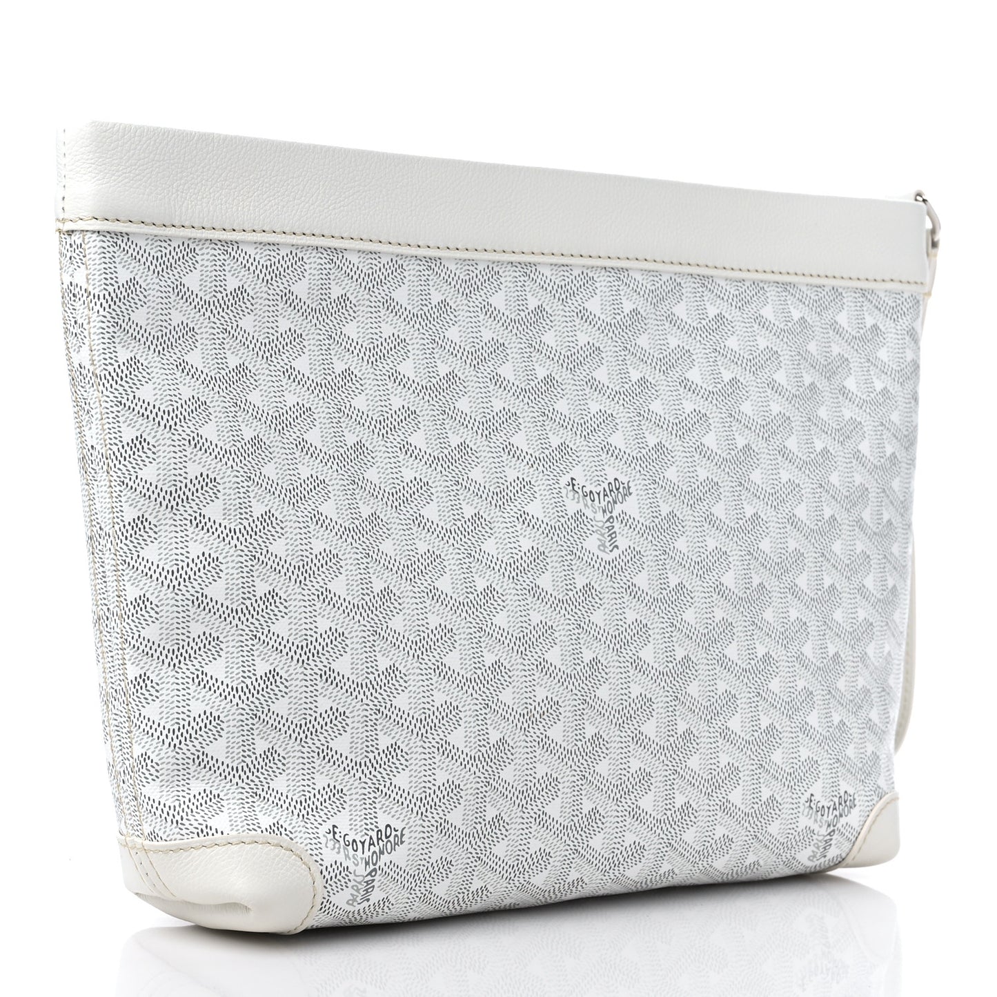 Goyardine Conti Pouch White