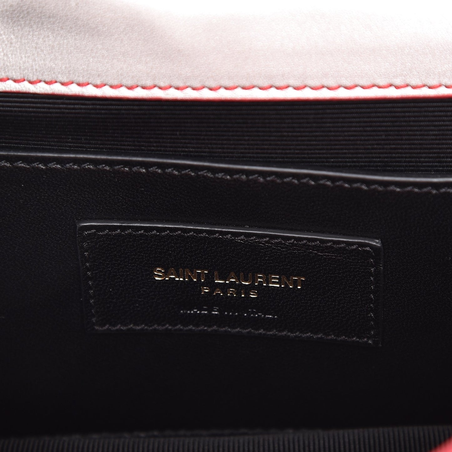 Soft Calfskin Degrade Small Monogram Clutch Red Flame