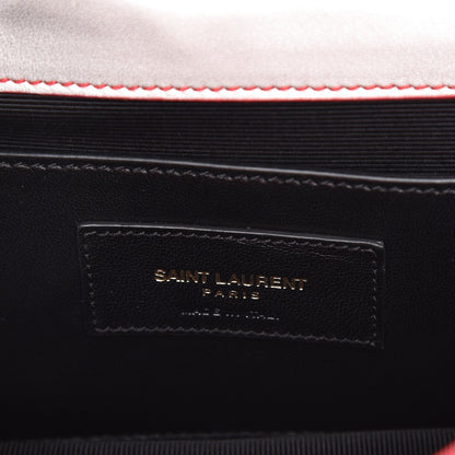 Saint Laurent Soft Calfskin Degrade Small Monogram Clutch Red Flame 6 of 8