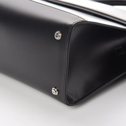 Givenchy Smooth Calfskin Small Horizon Satchel Black 6 of 8