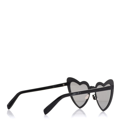 Saint Laurent Acetate Loulou SL196 Sunglasses Black 4 of 9