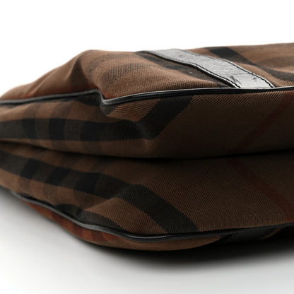 Burberry Canvas Vintage Check Tote Black 18 of 25