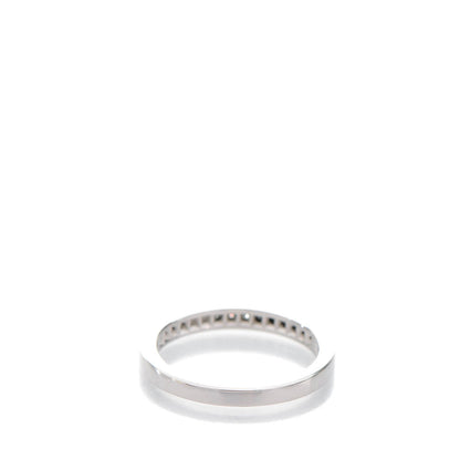 Tiffany Platinum Diamond Half Circle Wedding Band Ring 6.25 4 of 7