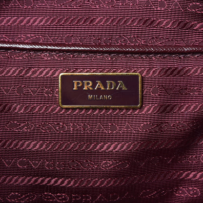 Prada Saffiano Lux Extra Large Galleria Double Zip Tote Granato 6 of 13