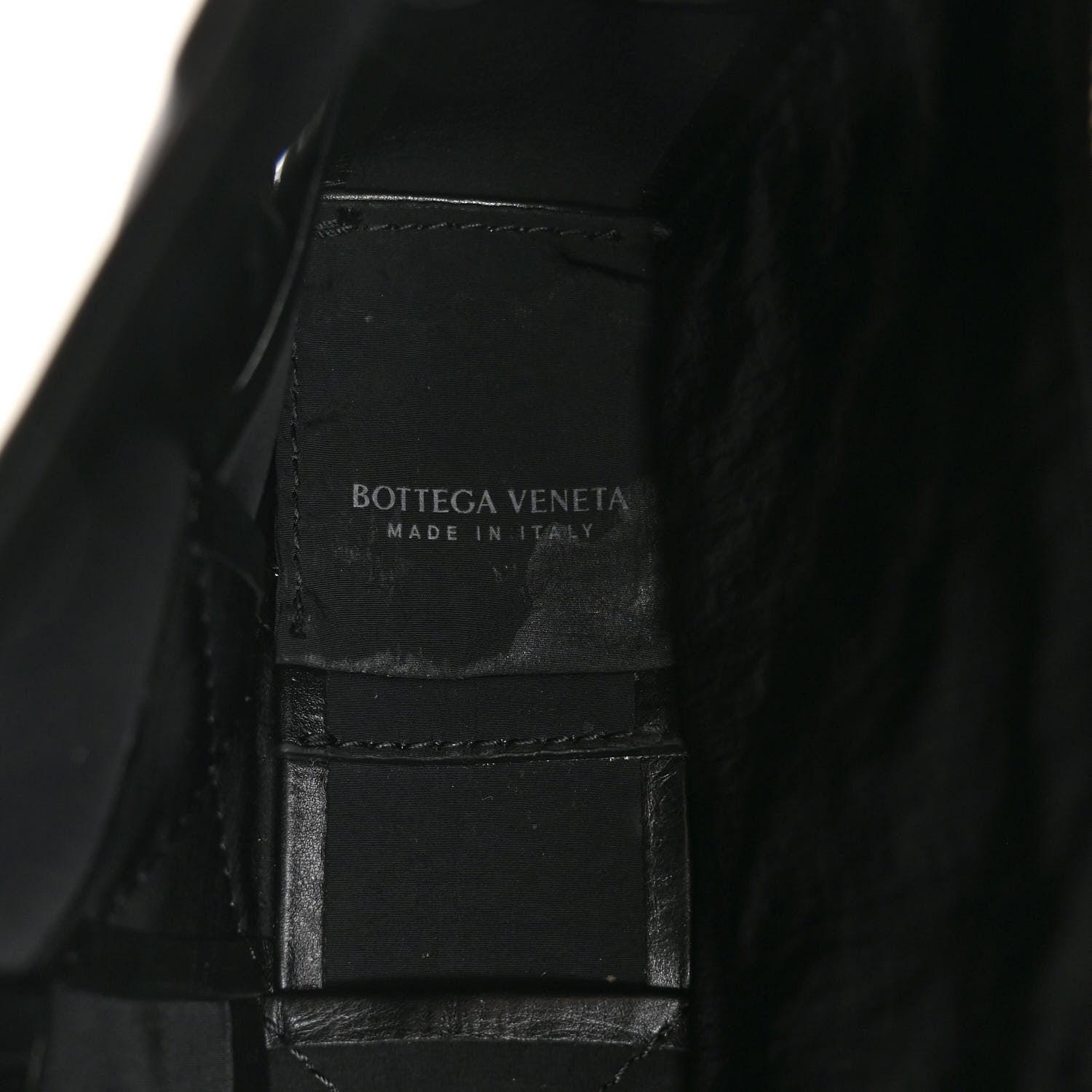 Bottega Veneta Paper Calfskin Maxi Intreccio Cassette Crossbody Bag Black 6 of 9
