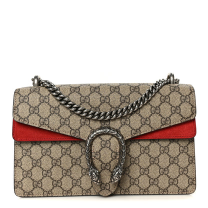 Gucci GG Supreme Monogram Small Dionysus Shoulder Bag Red 1 of 10
