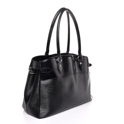 Louis Vuitton Epi Passy GM Black 3 of 13
