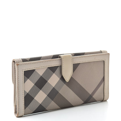 Burberry Smoked Check Continental Wallet Trench 3 of 17