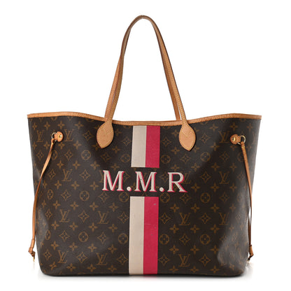 Louis Vuitton Monogram My LV Heritage Neverfull GM Rouge White 1 of 9