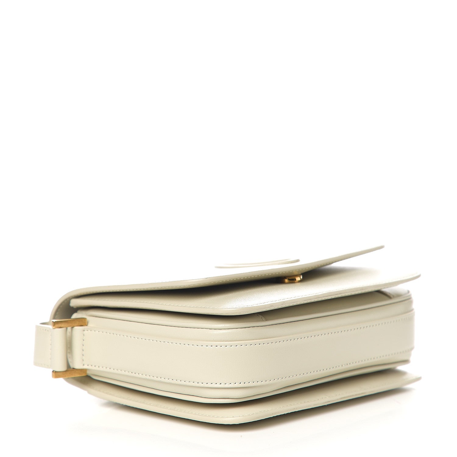 Saint Laurent Calfskin LE 61 Small Shoulder Bag Blanc Vintage 3 of 9