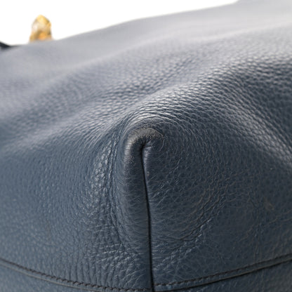 Prada Vitello Daino Shopping Tote Inchiostro 10 of 18