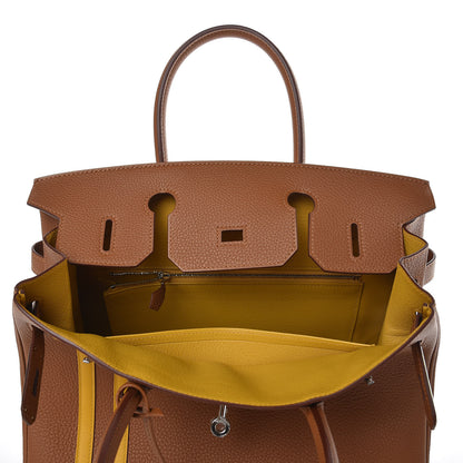 Hermes Togo Swift Officier Birkin 30 Gold Ambre 27 of 33