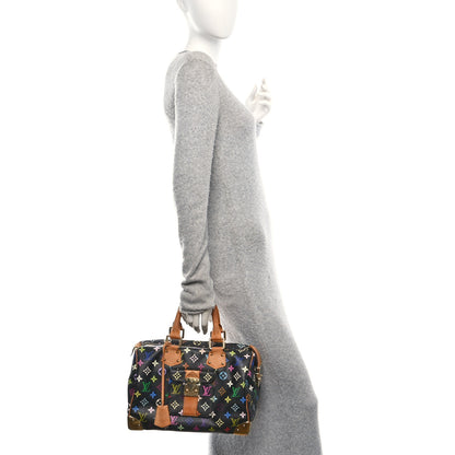 Louis Vuitton Monogram Multicolor Speedy 30 Black 2 of 9
