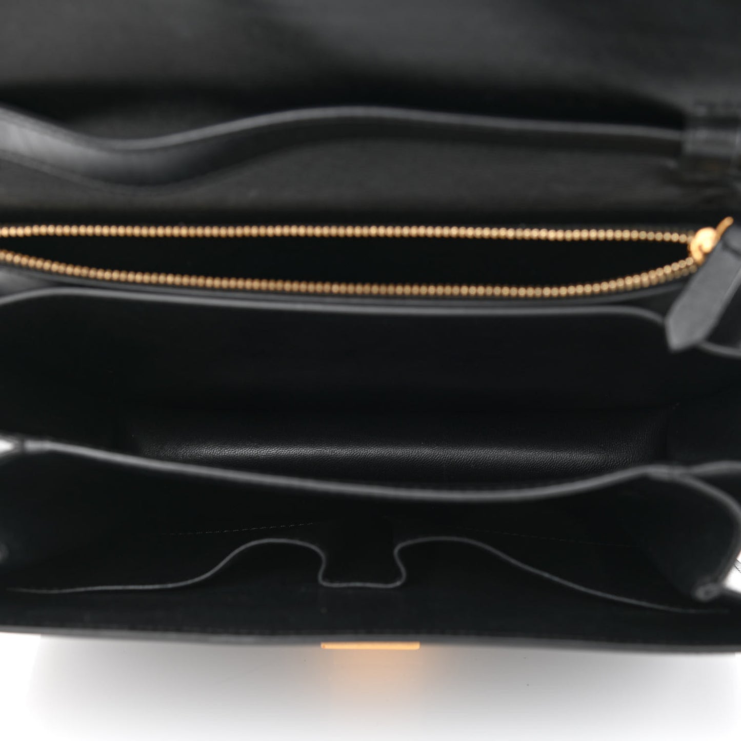 Box Calfskin Medium Classic Box Flap Bag Black