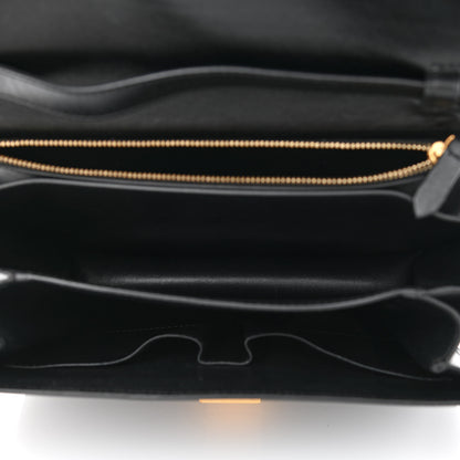 Celine Box Calfskin Medium Classic Box Flap Bag Black 5 of 9