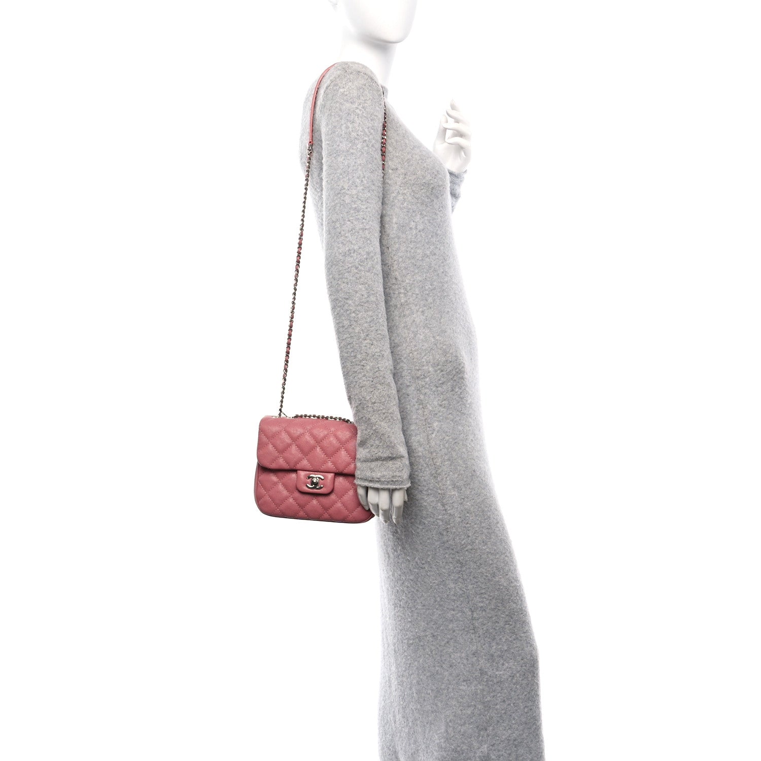 Chanel Caviar Quilted Small Urban Companion Flap Pink 2 of 11