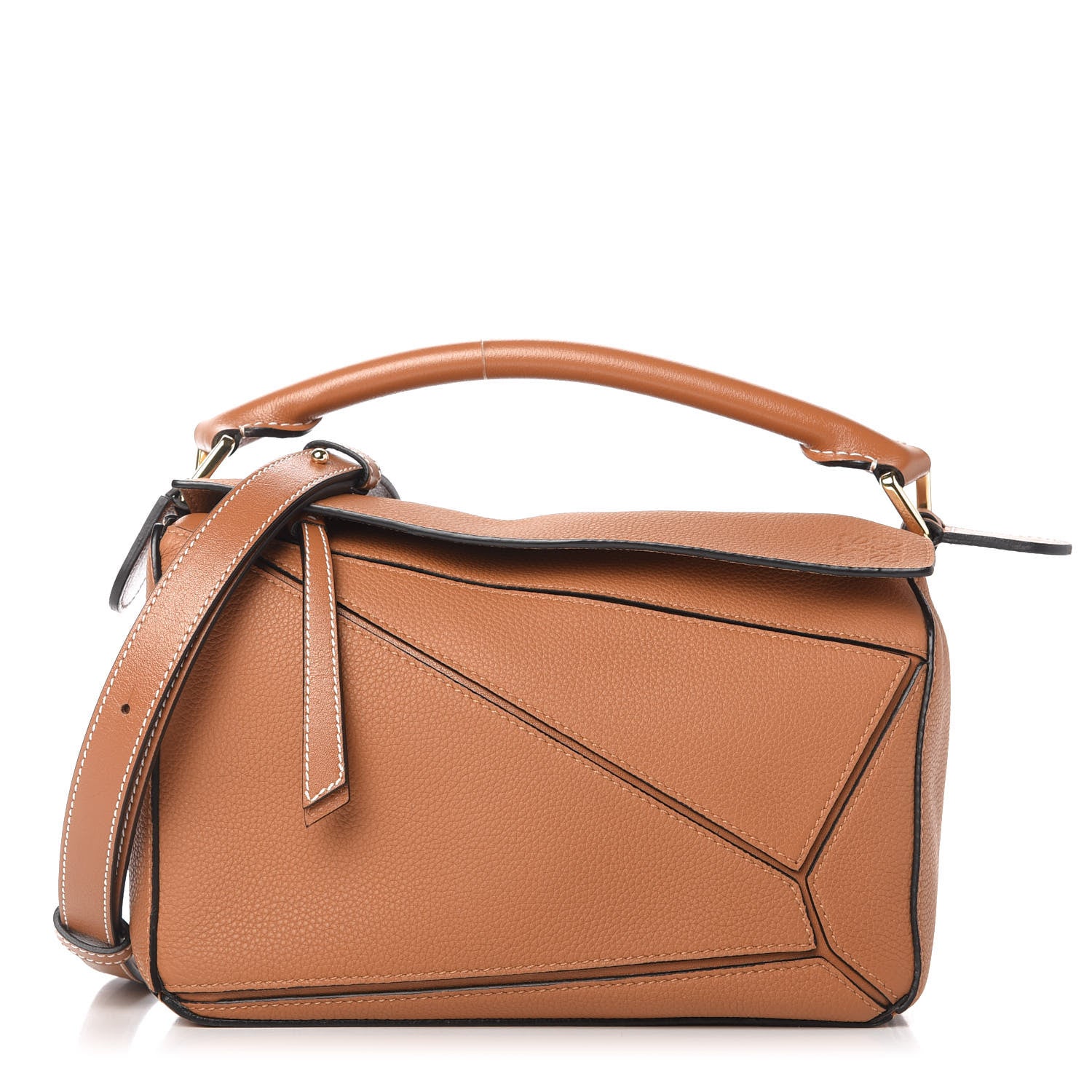 Loewe Calfskin Small Puzzle Bag Light Caramel 1 of 9