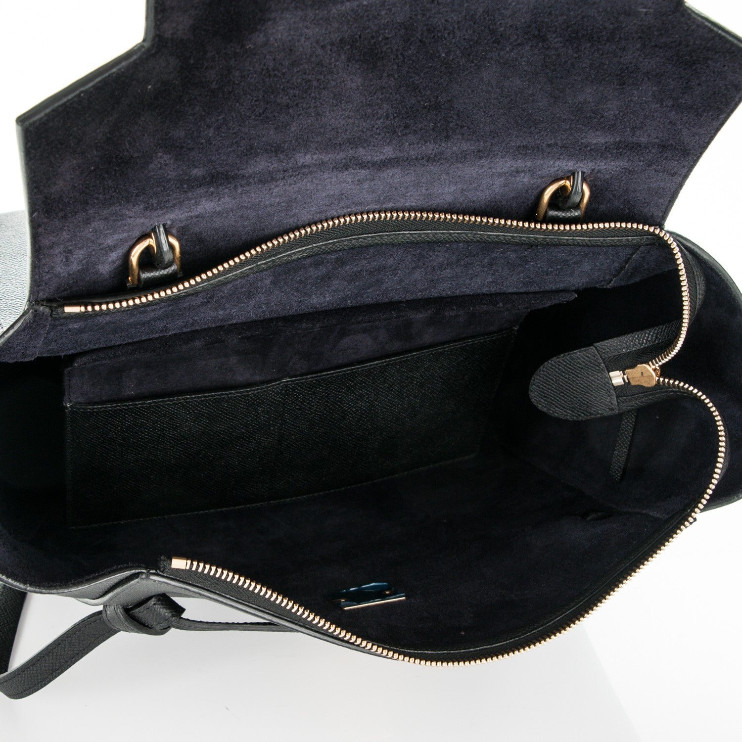 Celine Grained Calfskin Mini Belt Bag Black 5 of 5