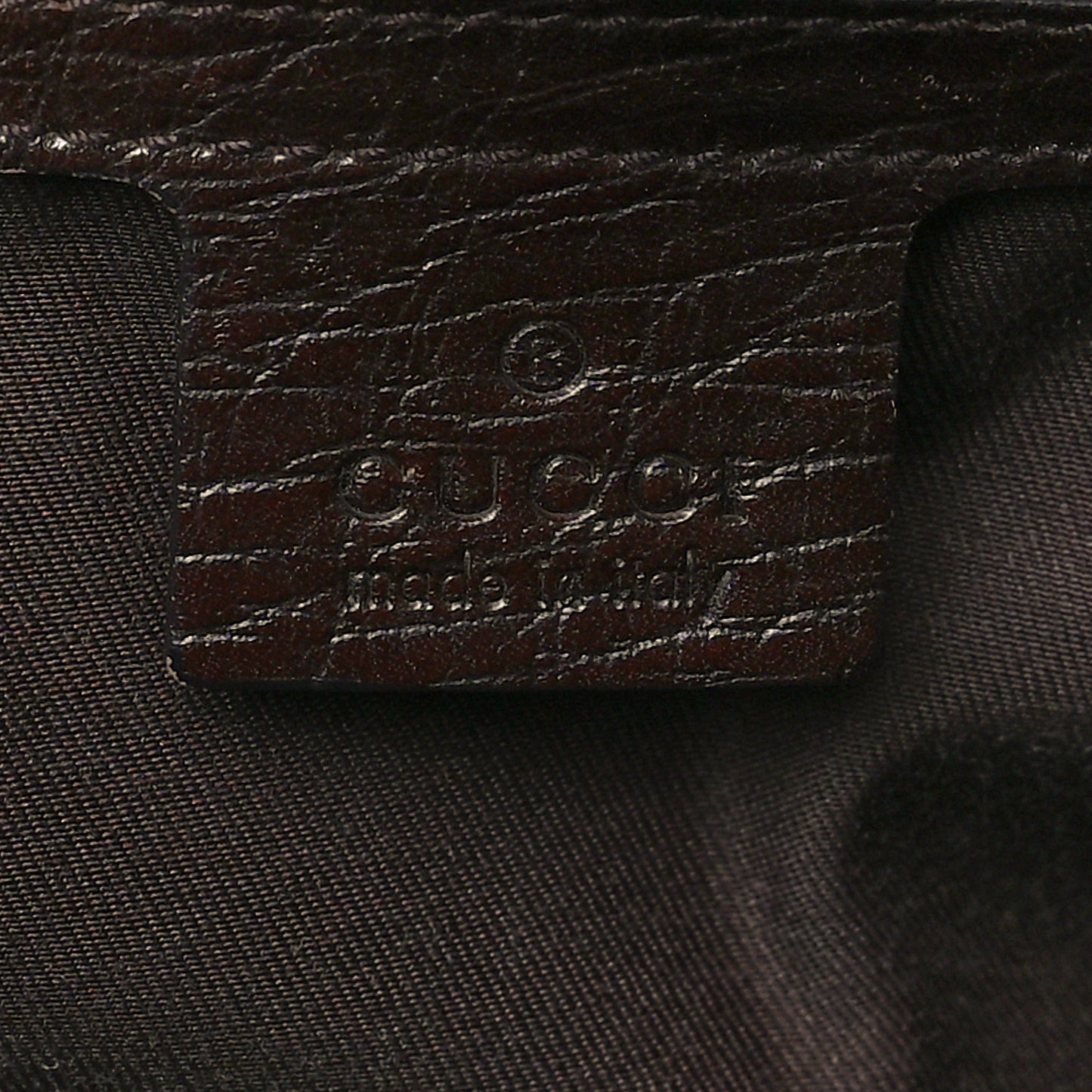 Monogram Bamboo Bullet Bag Dark Brown