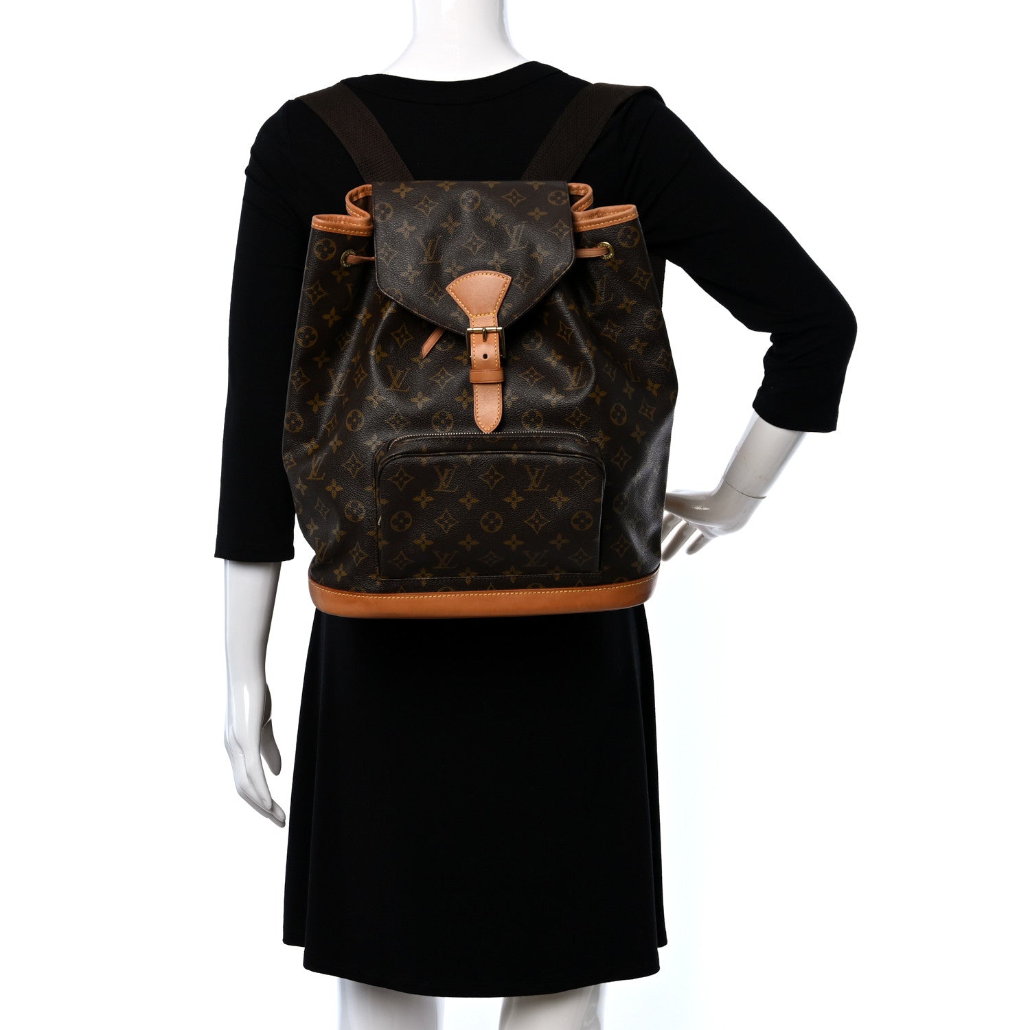 Louis Vuitton Monogram Montsouris GM Backpack 2 of 16
