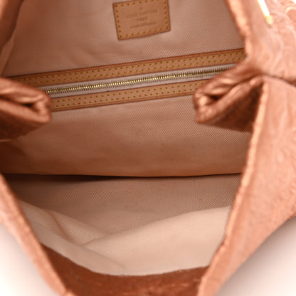 Louis Vuitton Jacquard Quilted Monogram Limelight Clutch GM Rose Gold 5 of 10
