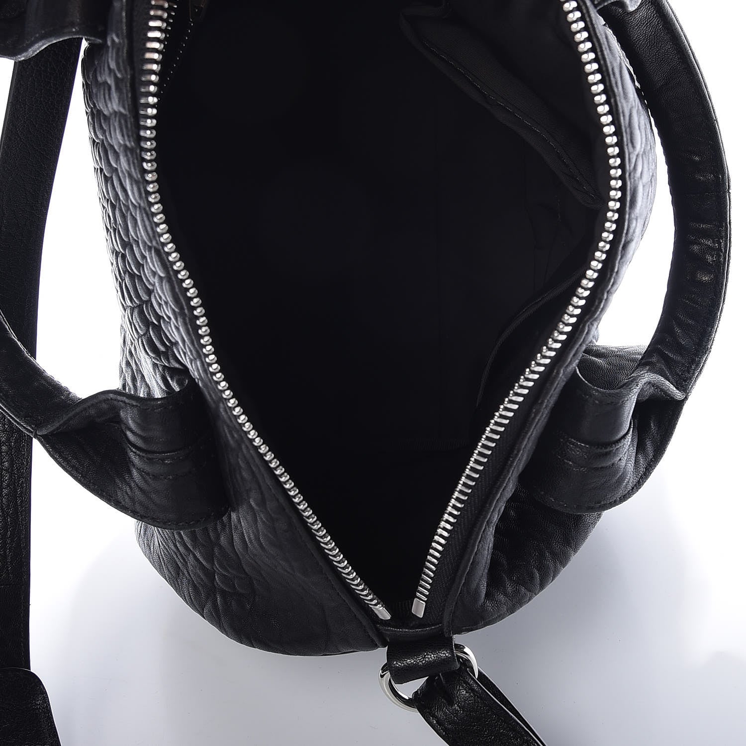 Alexander Wang Pebbled Lambskin Rocco Black Nickel Hardware 5 of 9