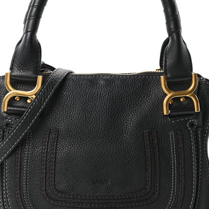 Chloe Calfskin Small Marcie Satchel Black 8 of 10