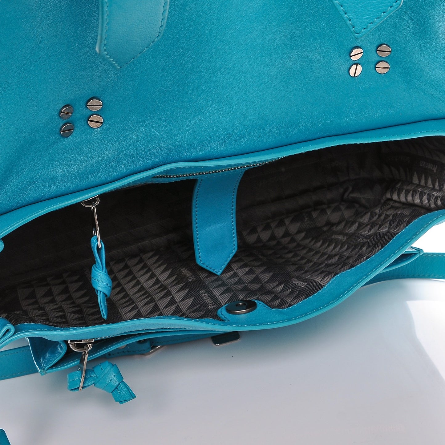 Lambskin Medium PS1 Satchel Turquoise