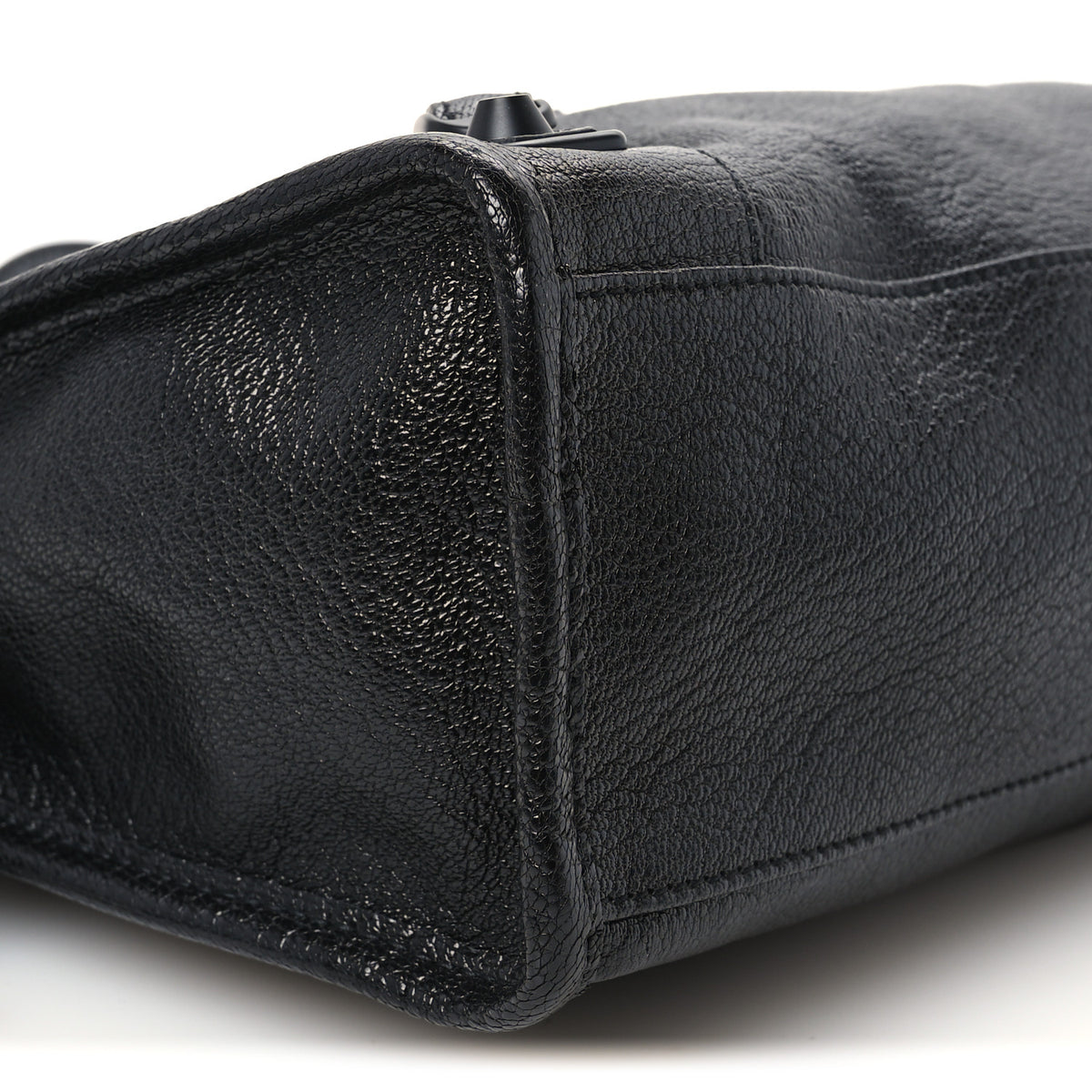 Balenciaga Chevre Black Metallic Edge Hardware S City Black 10 of 11