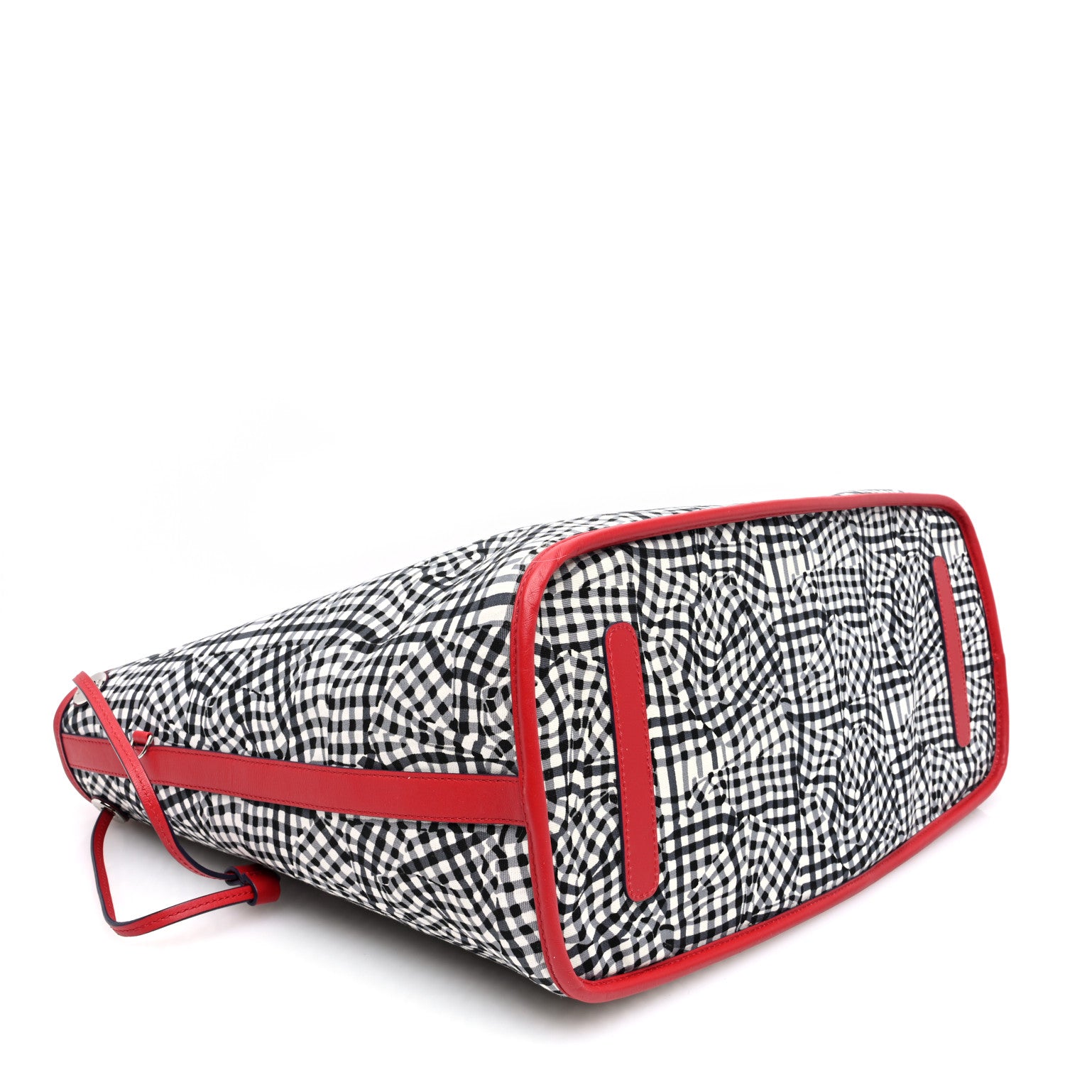 MCM Visetos Large Liz Reversible Shopper Tote Ruby Red 7 of 15