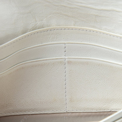 Burberry Haymarket Check Penrose Continental Wallet White 9 of 13